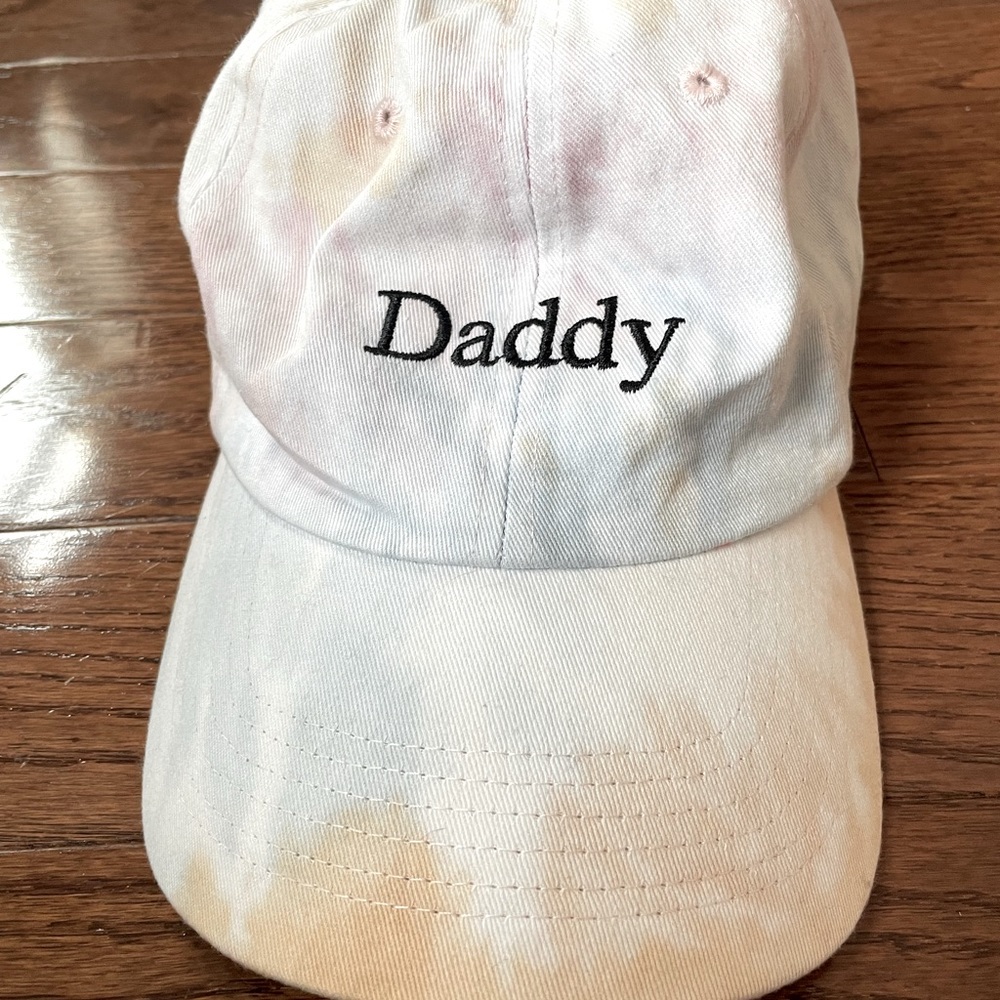 UO Tie dye embroidered hat! Never worn